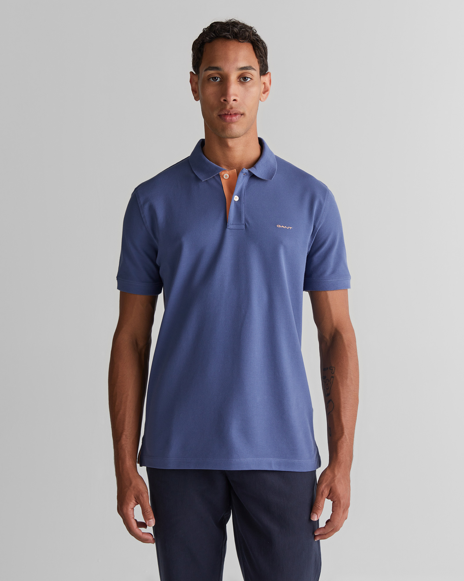  GANT Erkek Lacivert Regular Fit Polo