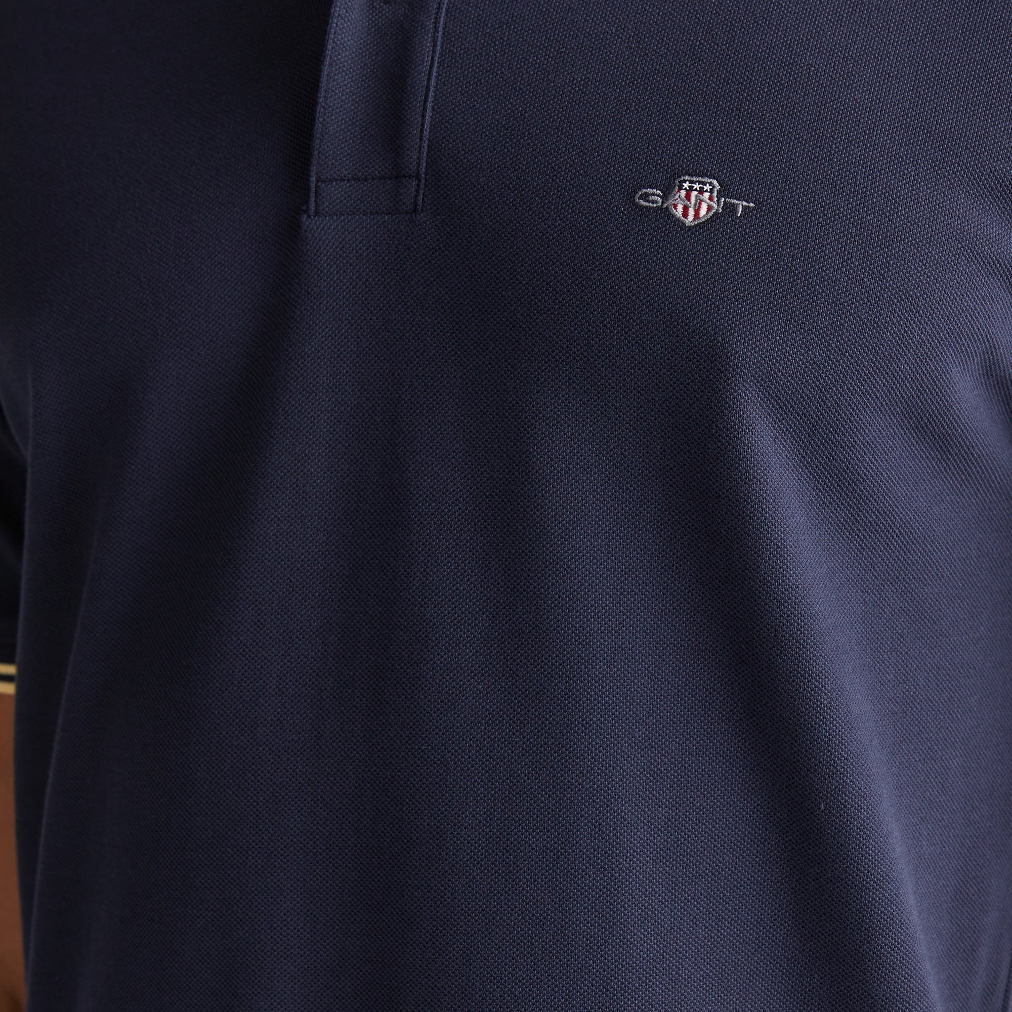 GANT Erkek Lacivert Regular Fit Polo