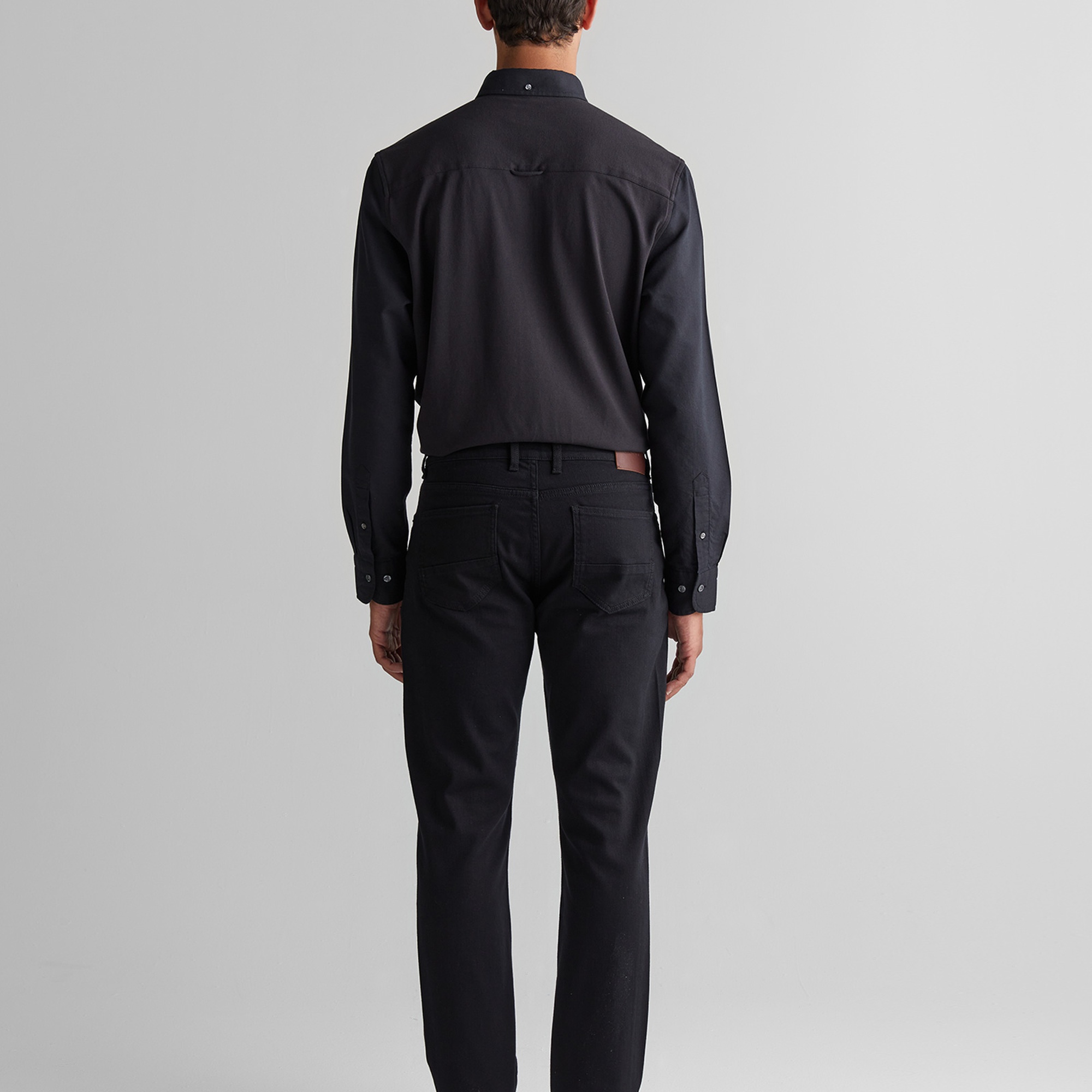 GANT Erkek Siyah Regular Fit Pantolon