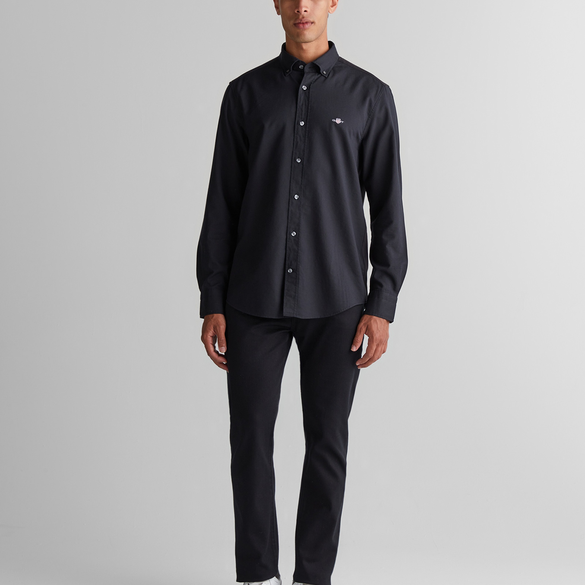 GANT Erkek Siyah Regular Fit Pantolon