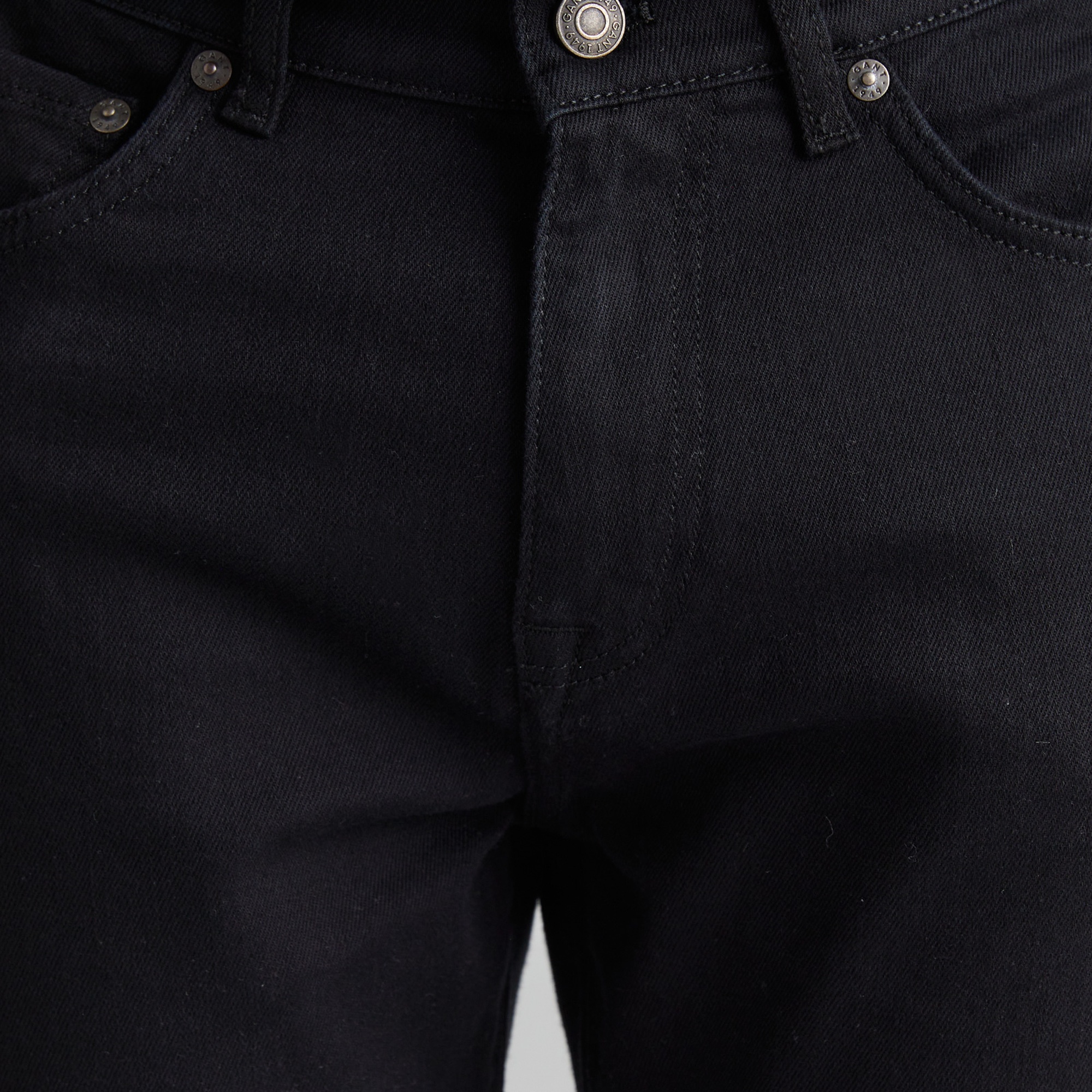 GANT Erkek Siyah Regular Fit Pantolon