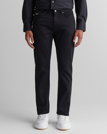  GANT Erkek Siyah Regular Fit Pantolon