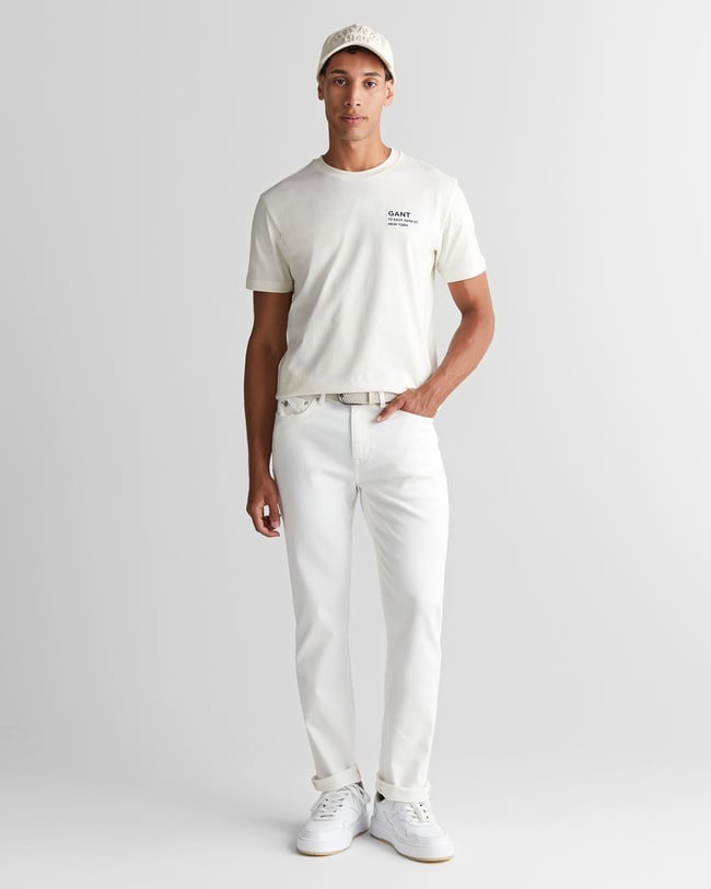  GANT Erkek Krem Regular Fit Pantolon