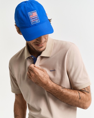  GANT Erkek Bej Regular Fit Polo