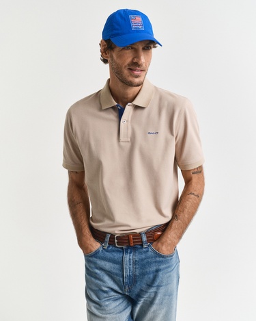  GANT Erkek Bej Regular Fit Polo