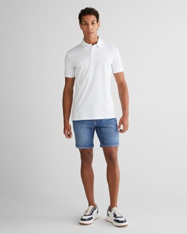  GANT Erkek Beyaz Slim Fit Polo