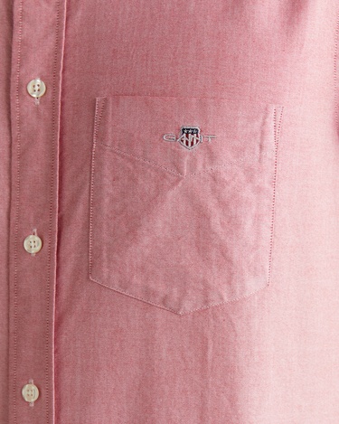  GANT Erkek Kırmızı Regular Fit Düğmeli Yaka Gömlek