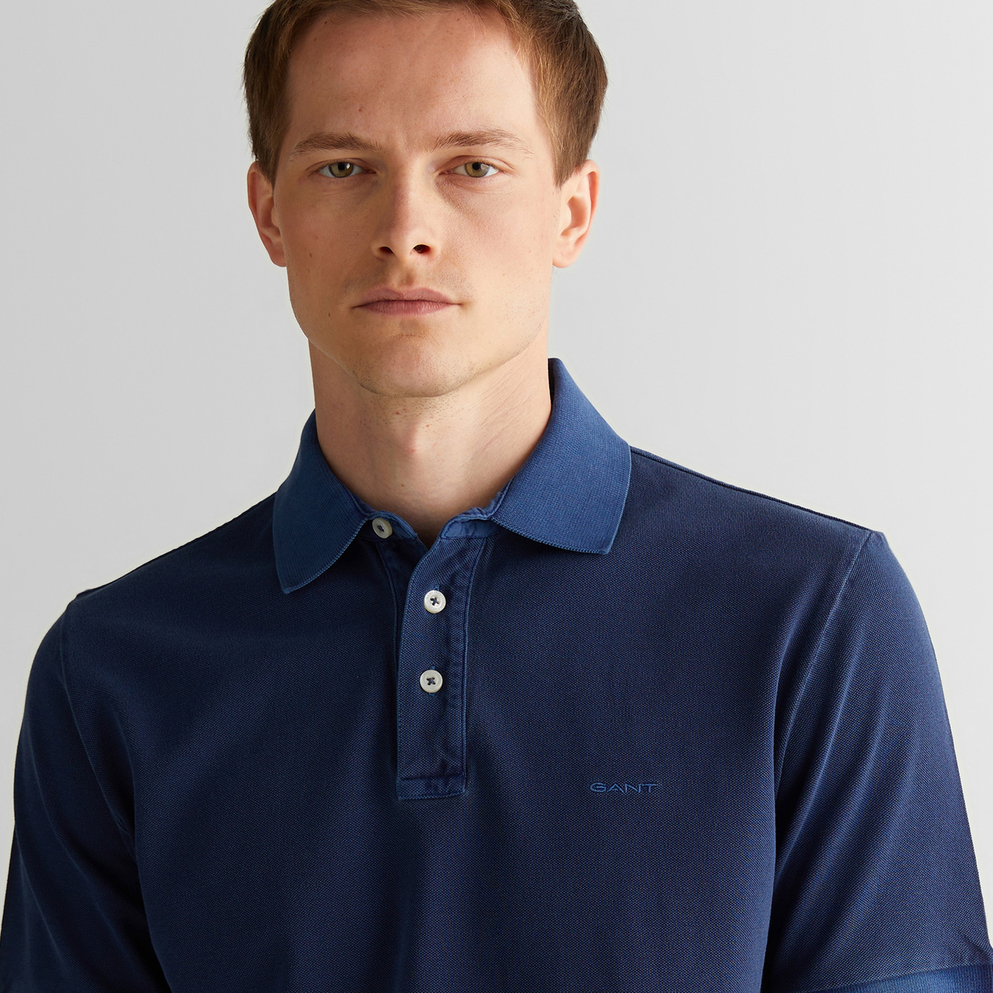 GANT Erkek Lacivert Regular Fit Polo