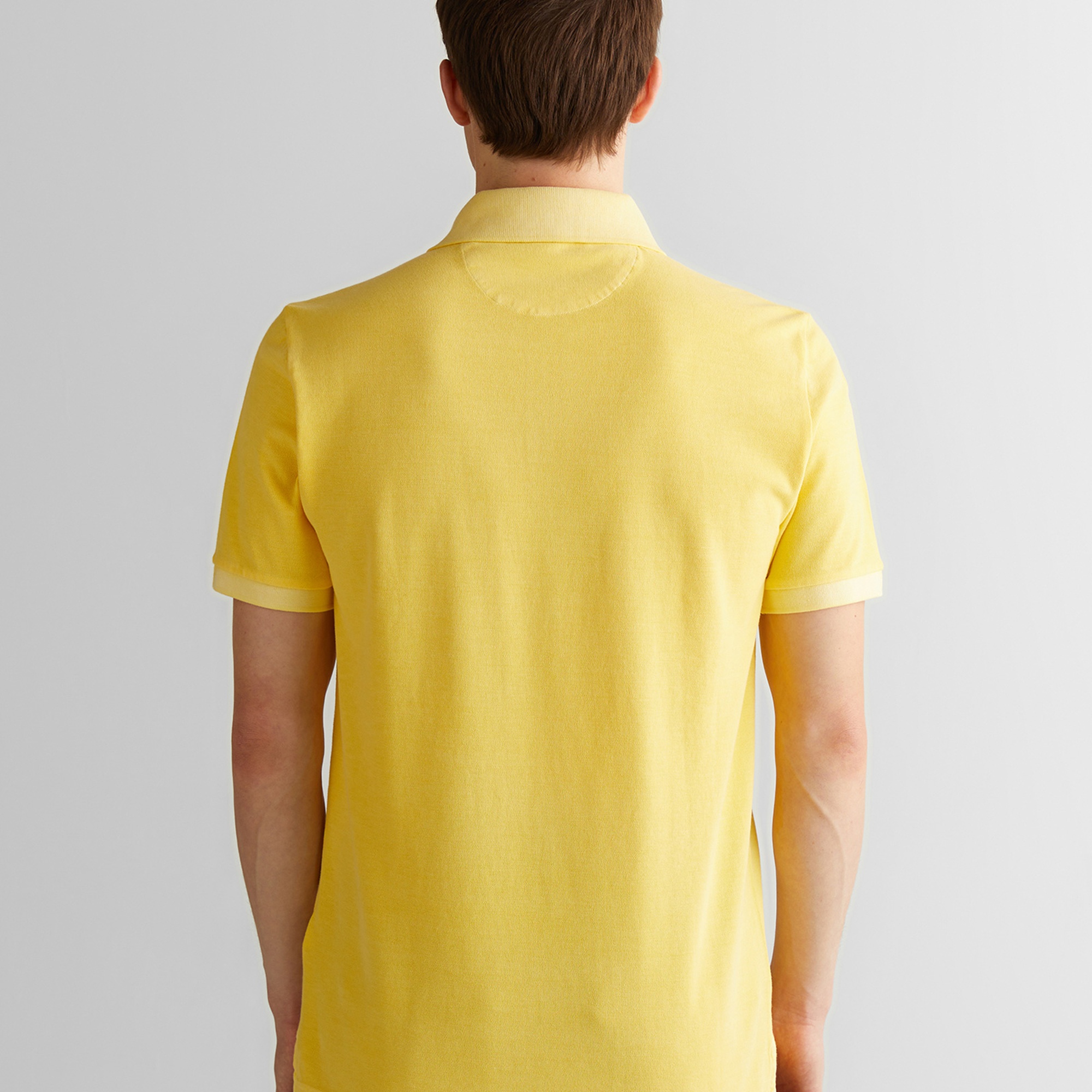 GANT Erkek Sarı Regular Fit Polo