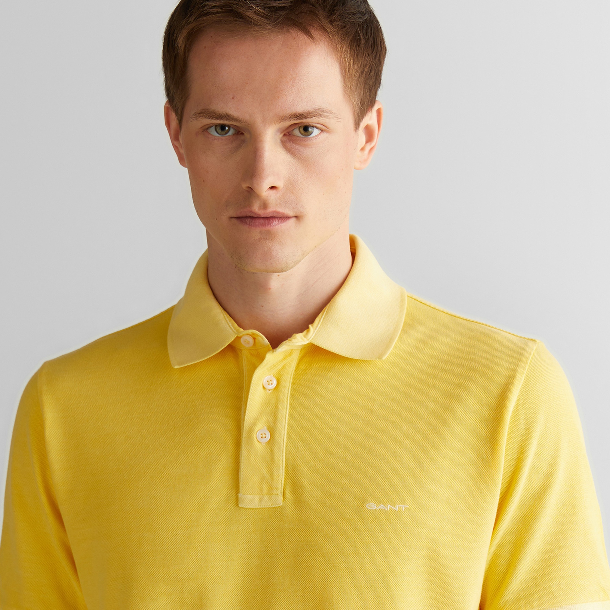 GANT Erkek Sarı Regular Fit Polo