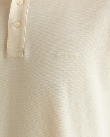  GANT Erkek Krem Regular Fit Polo