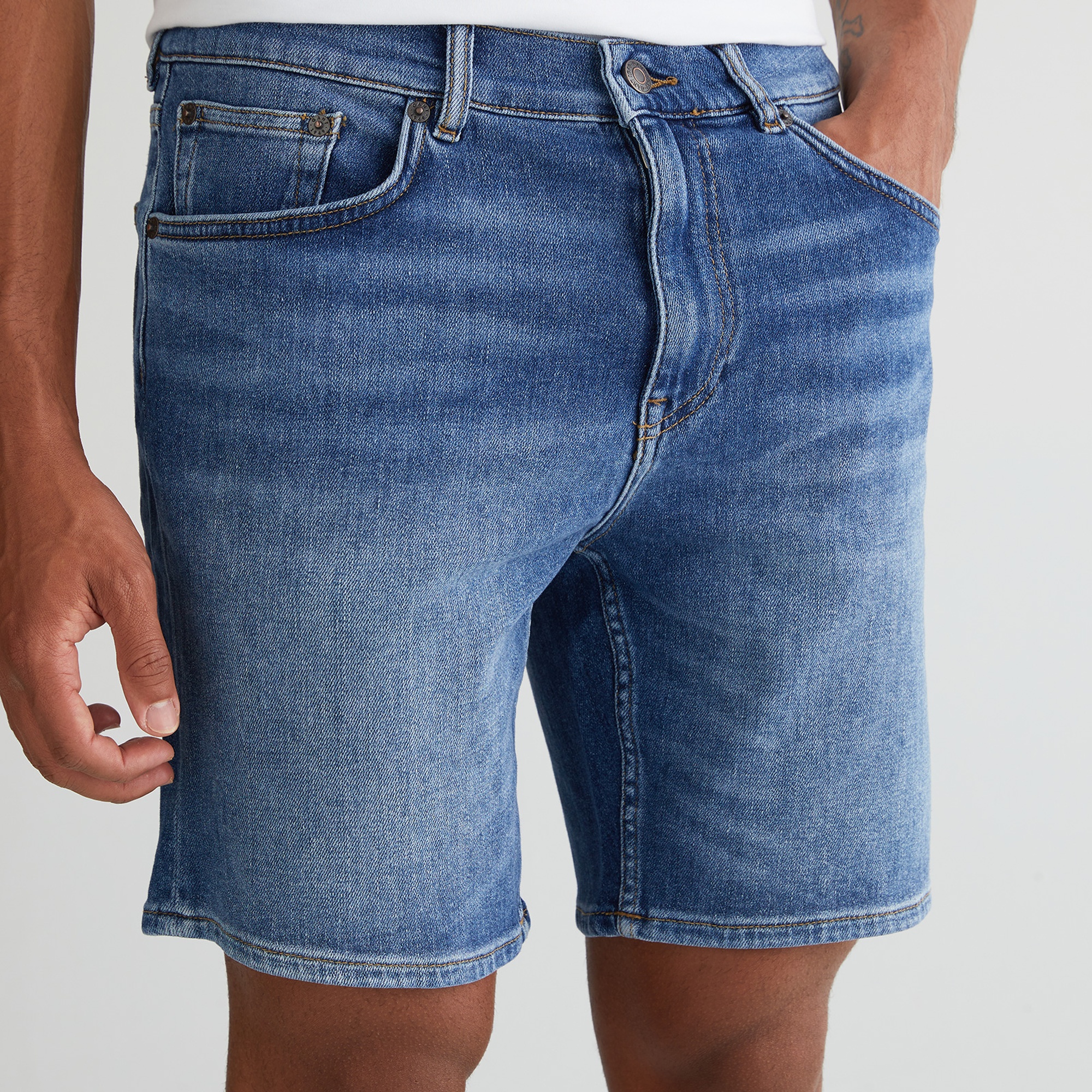 GANT Erkek Mavi Regular Fit Şort