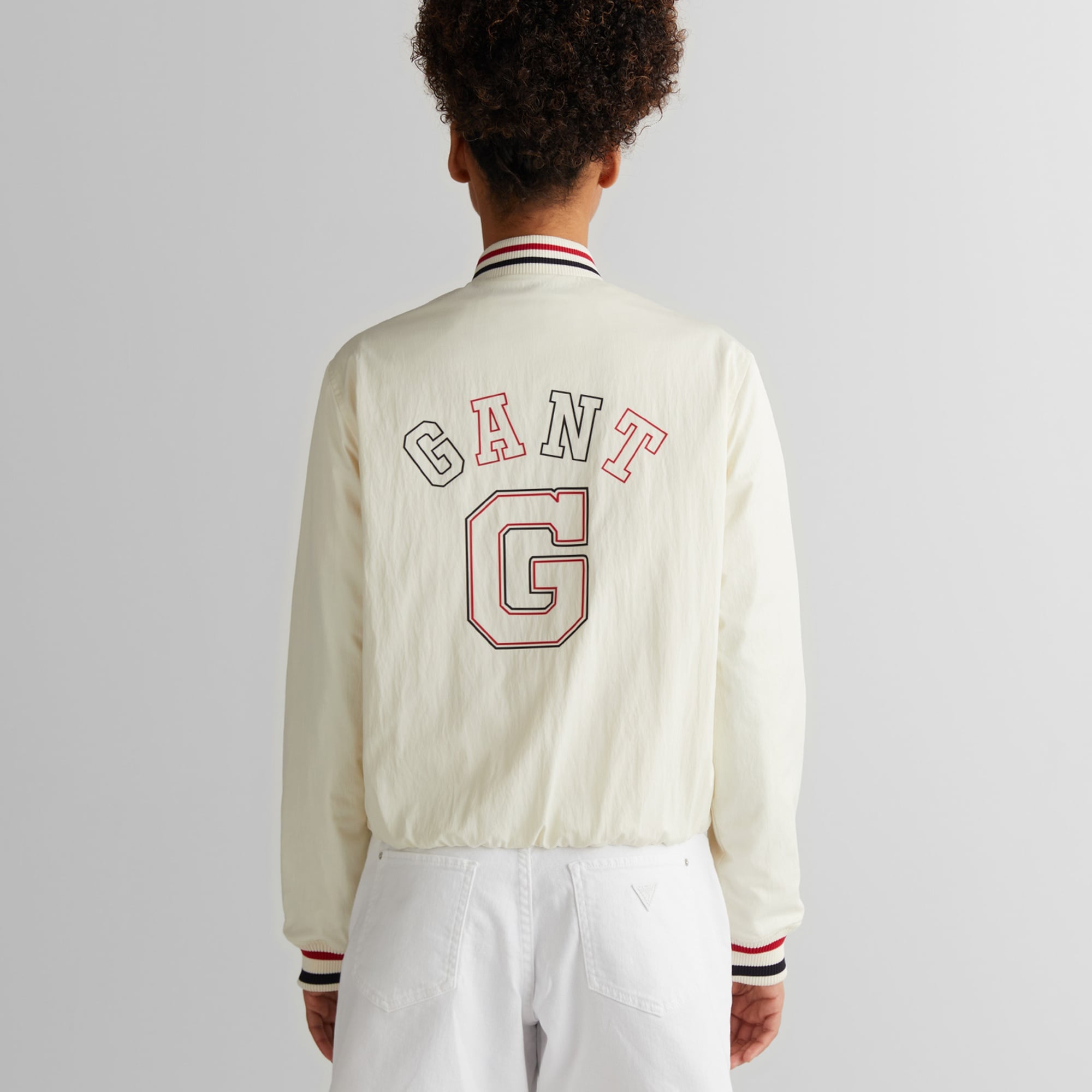 GANT Kadın Krem Hakim Yaka Logolu Ceket