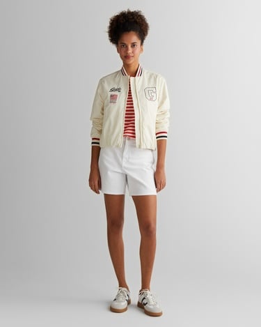  GANT Kadın Krem Hakim Yaka Logolu Ceket
