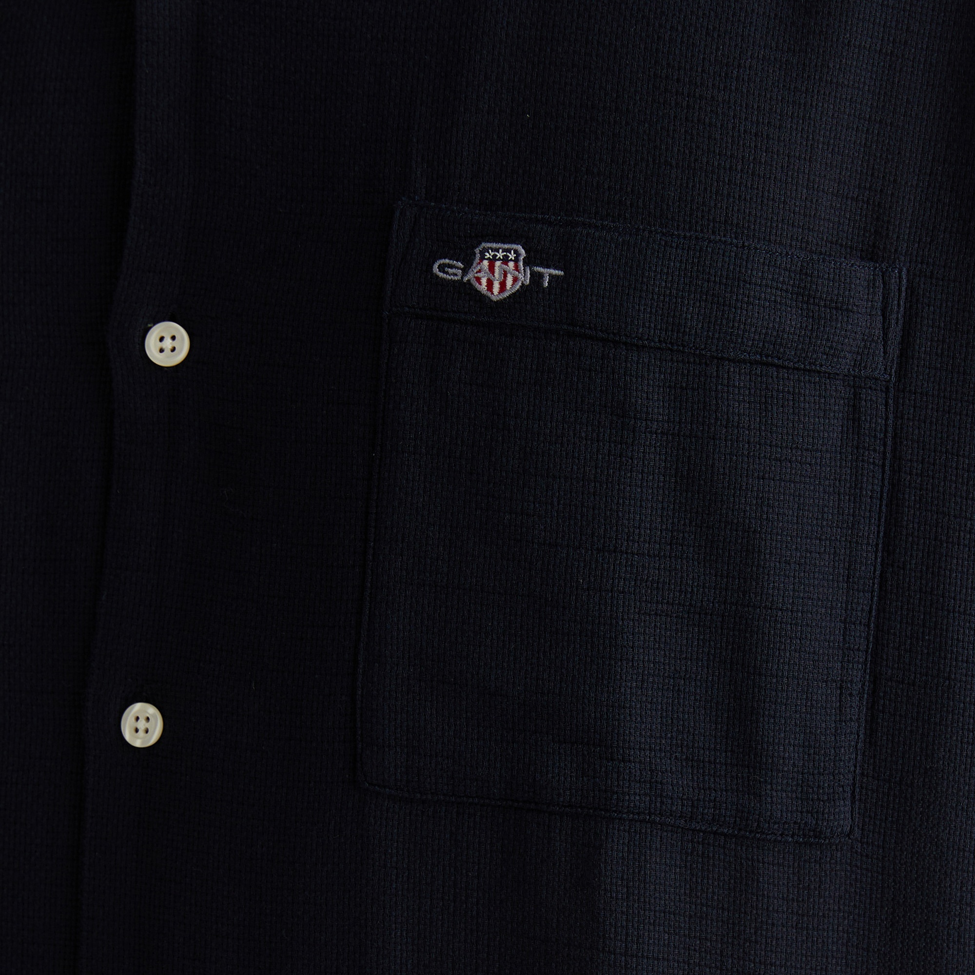 GANT Erkek Siyah Regular Fit Klasik Yaka Gömlek