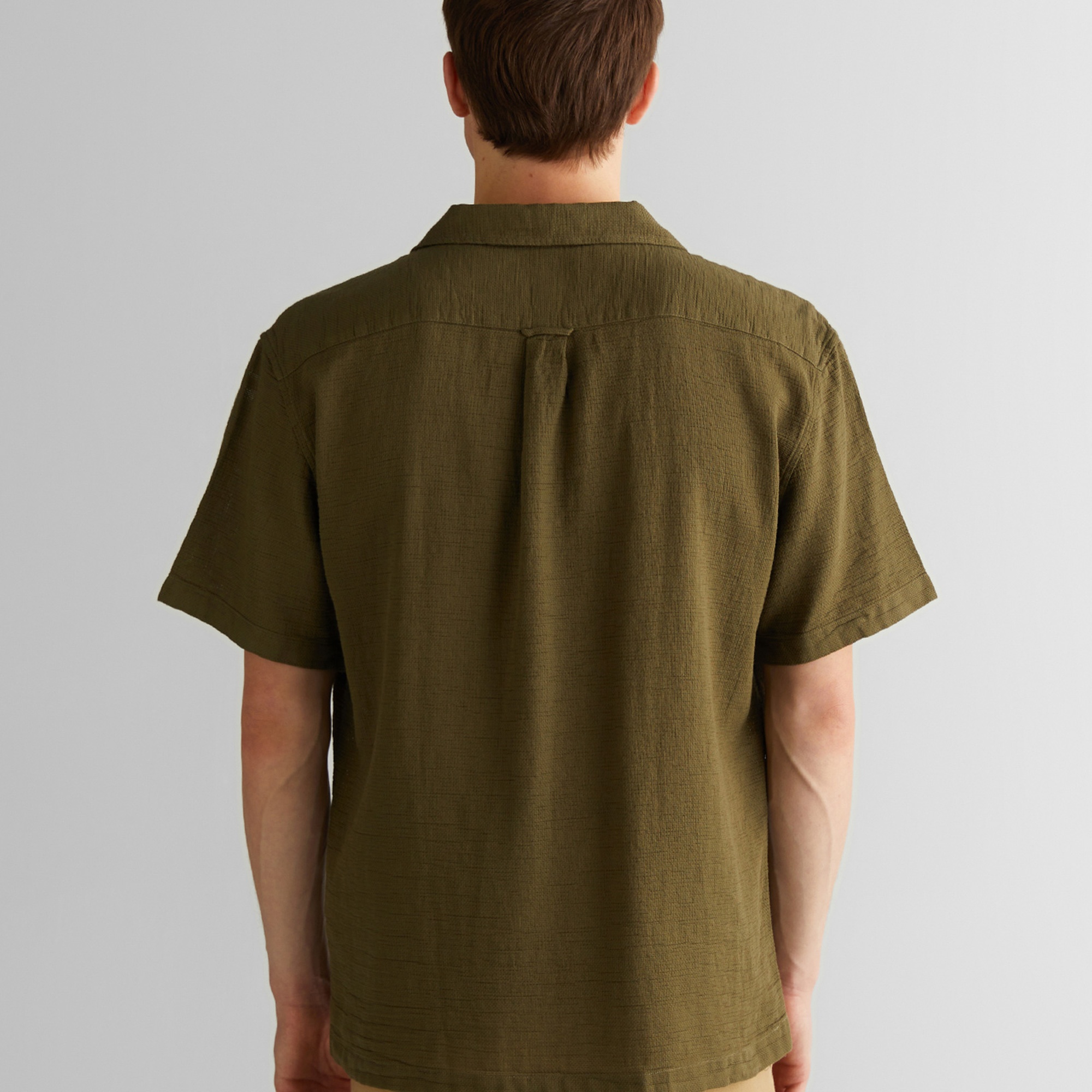 GANT Erkek Yeşil Regular Fit Klasik Yaka Gömlek