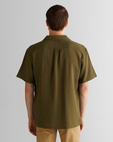  GANT Erkek Yeşil Regular Fit Klasik Yaka Gömlek