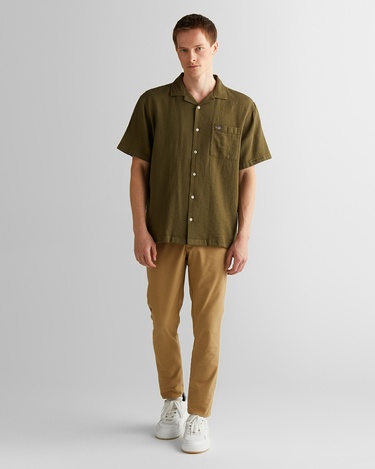  GANT Erkek Yeşil Regular Fit Klasik Yaka Gömlek