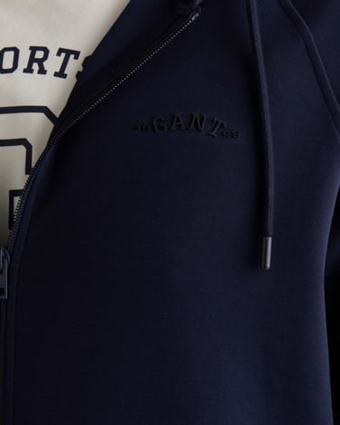  GANT Erkek Lacivert Regular Fit Kapüşonlu Sweatshirt