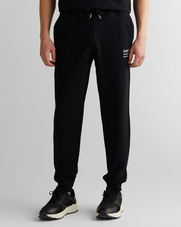  GANT Erkek Siyah Regular Fit Eşofman Altı