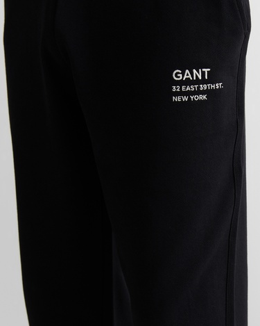  GANT Erkek Siyah Regular Fit Eşofman Altı