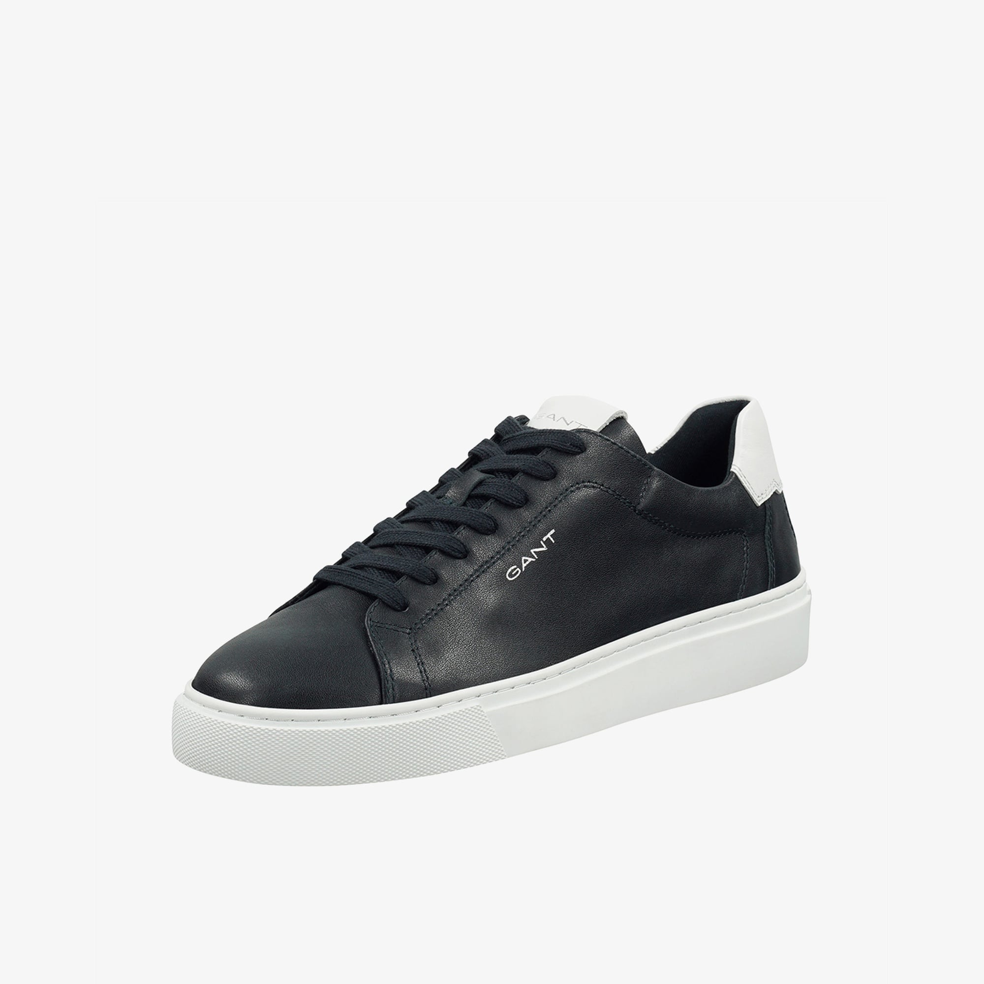GANT Erkek Siyah Deri Sneaker