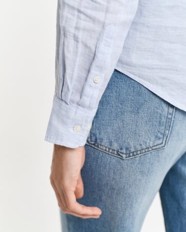  GANT Kadın Mavi Regular Fit Klasik Yaka Gömlek