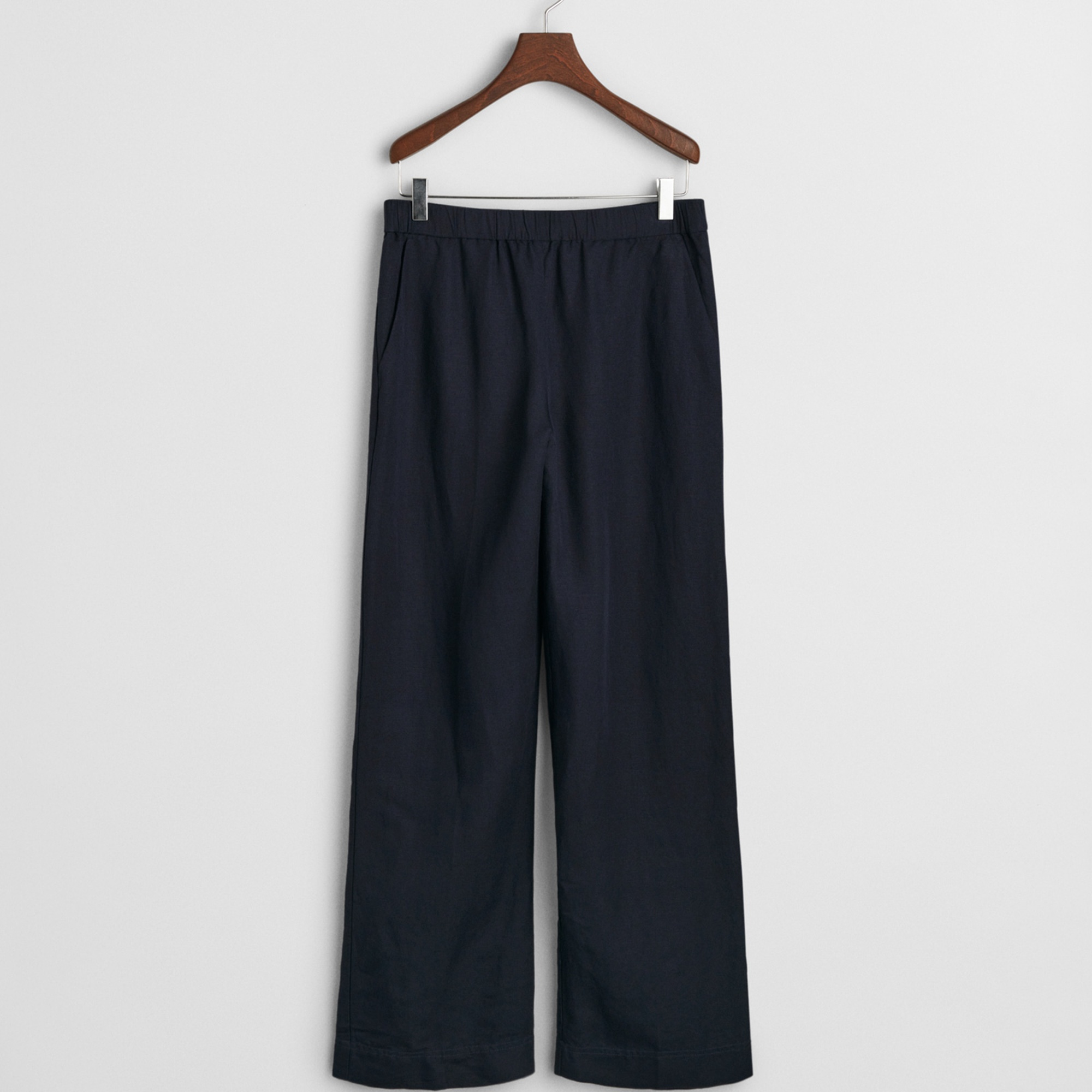 GANT Kadın Lacivert Relaxed Fit Pantolon