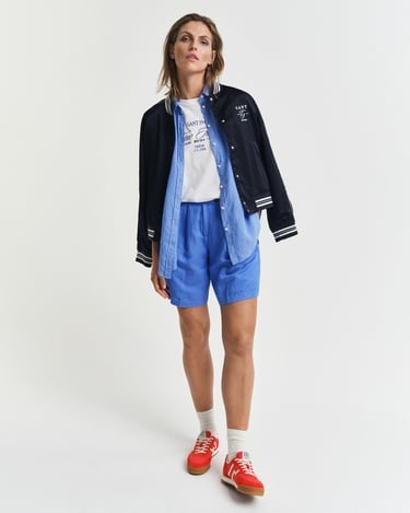  GANT Kadın Mavi Relaxed Fit Şort