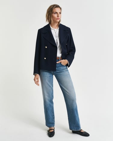  GANT Kadın Beyaz Regular Fit Klasik Yaka Gömlek