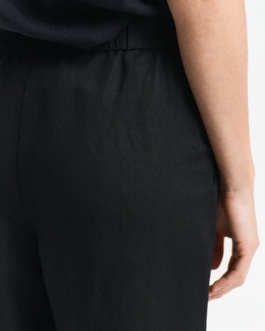  GANT Kadın Siyah Relaxed Fit Pantolon