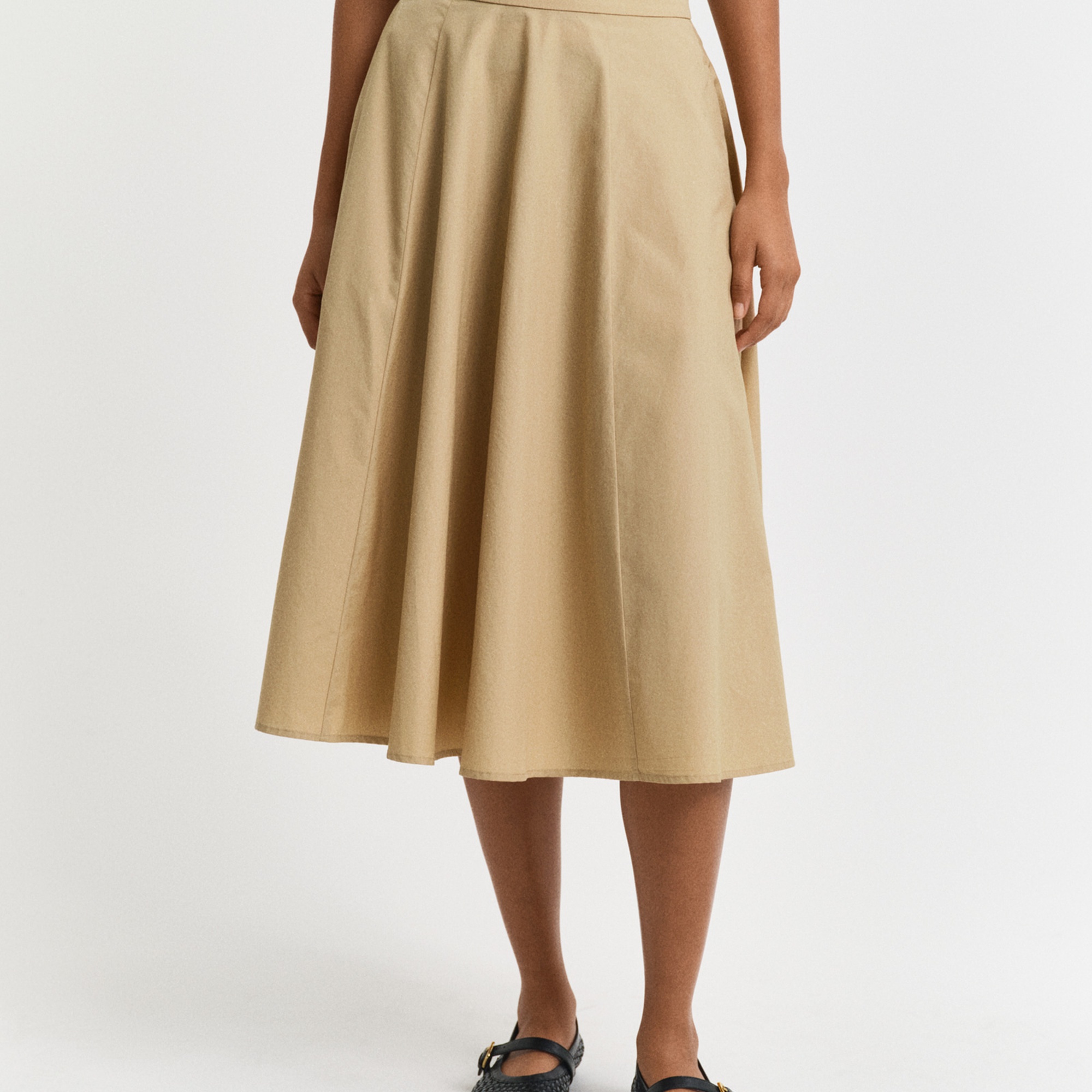 GANT Kadın Bej Loose Fit Etek