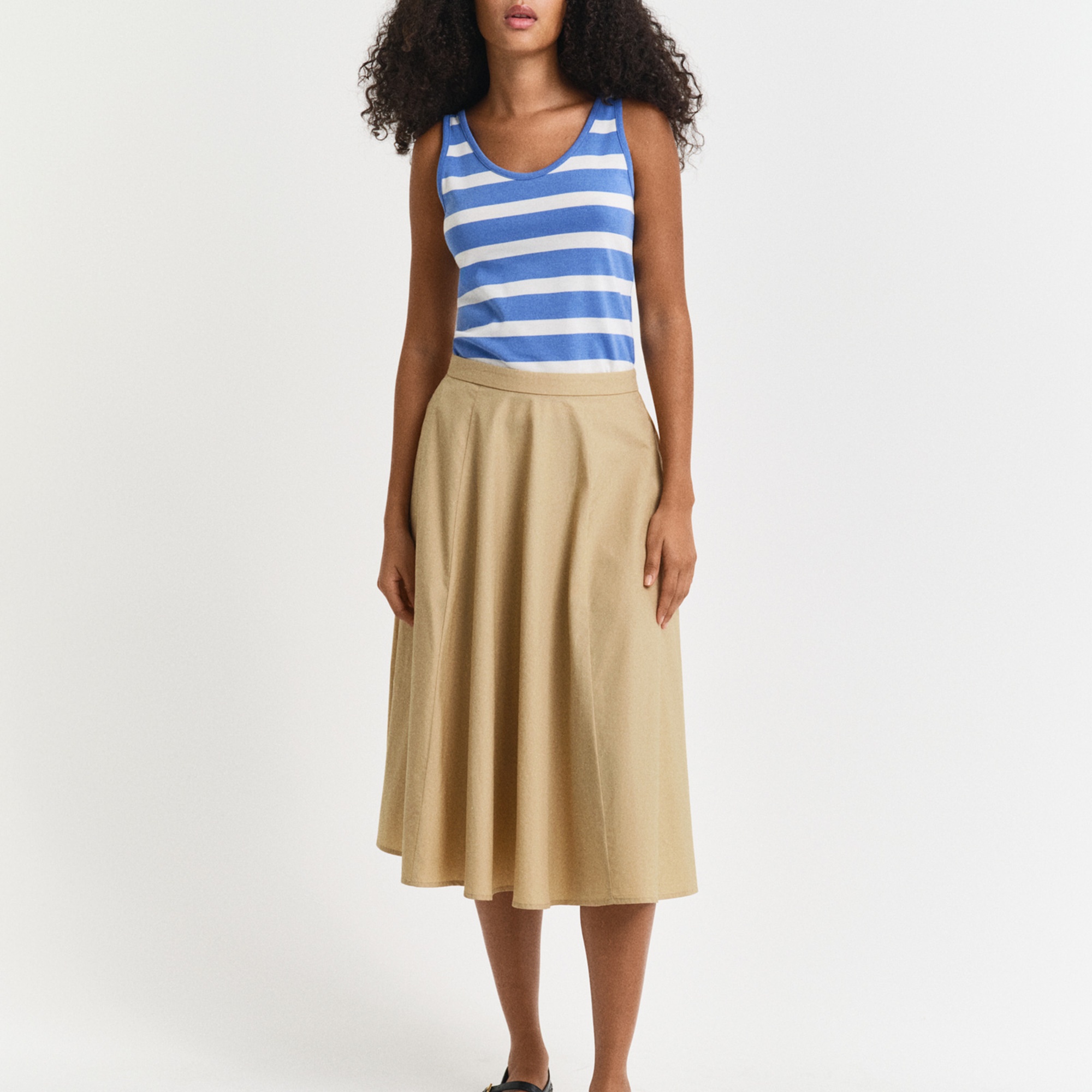 GANT Kadın Bej Loose Fit Etek