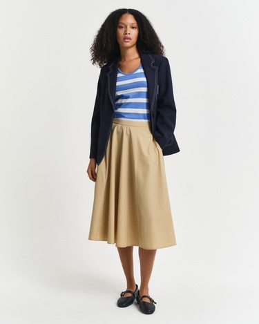  GANT Kadın Bej Loose Fit Etek