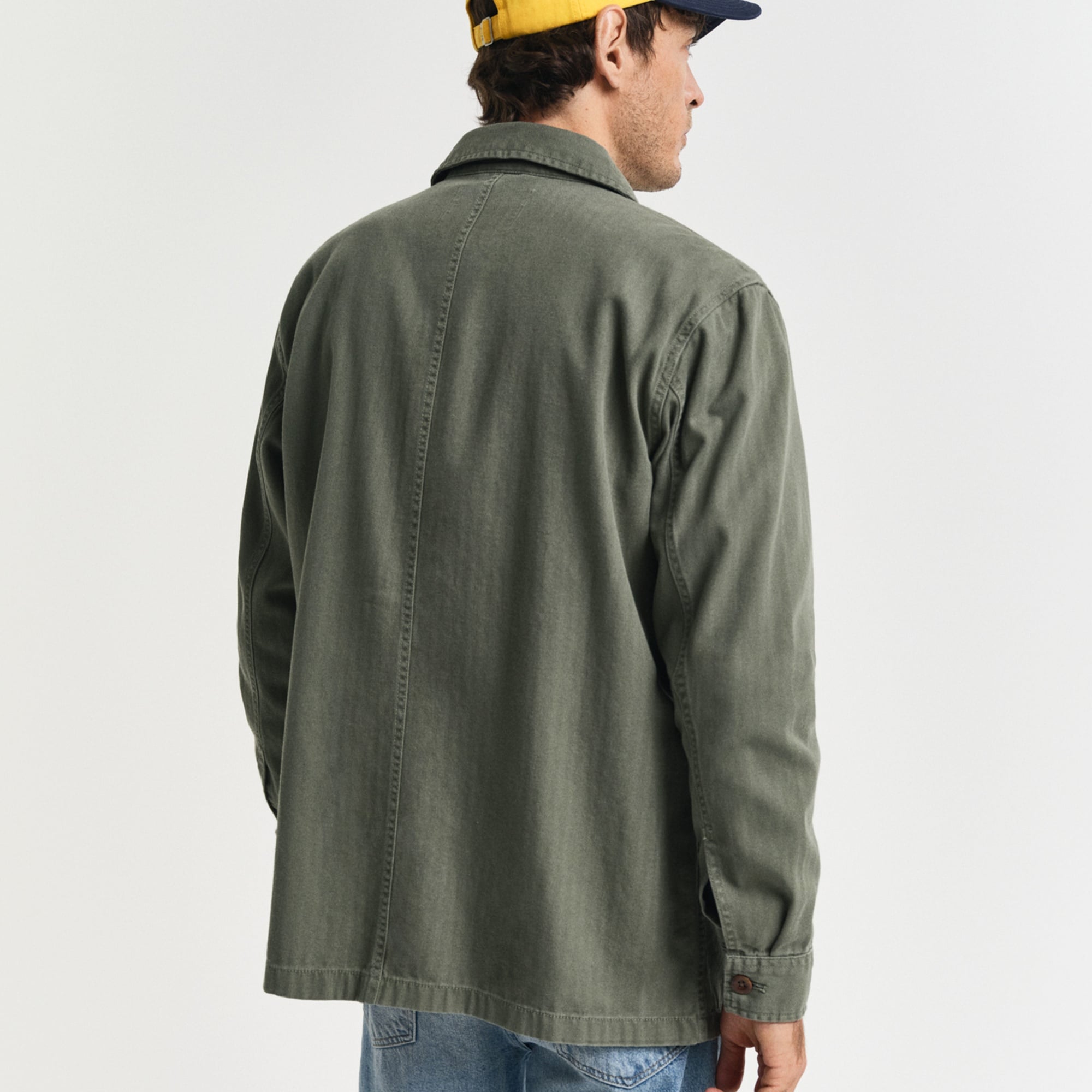 GANT Erkek Yeşil Regular Fit Klasik Yaka Gömlek