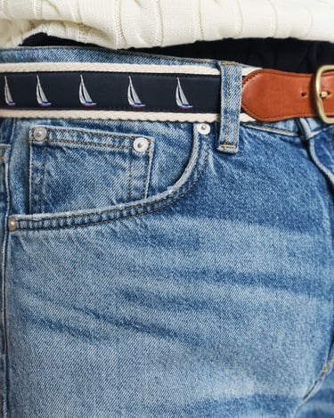  GANT Erkek Mavi Straight Fit Pantolon