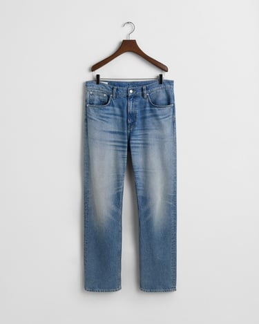  GANT Erkek Mavi Straight Fit Pantolon