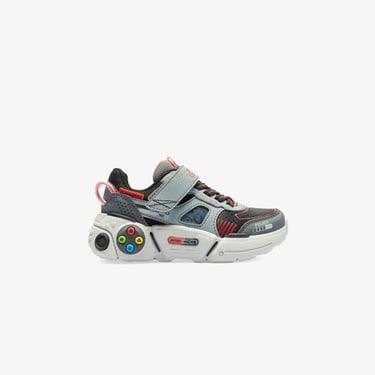  Skechers Game Kicks Gametronix 2.0 Çocuk Gri Spor Ayakkabı