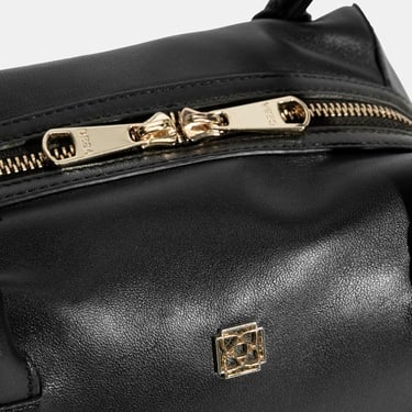  Afsoon Siyah Kadın Deri Omuz Çantası