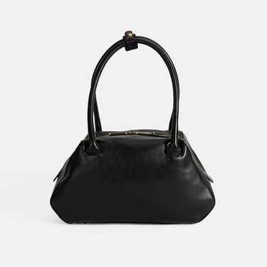  Afsoon Siyah Kadın Deri Omuz Çantası