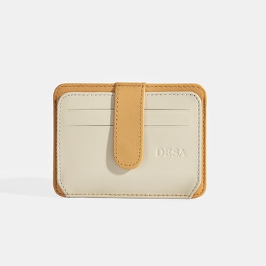  Kadın Turuncu Deri Kartlık