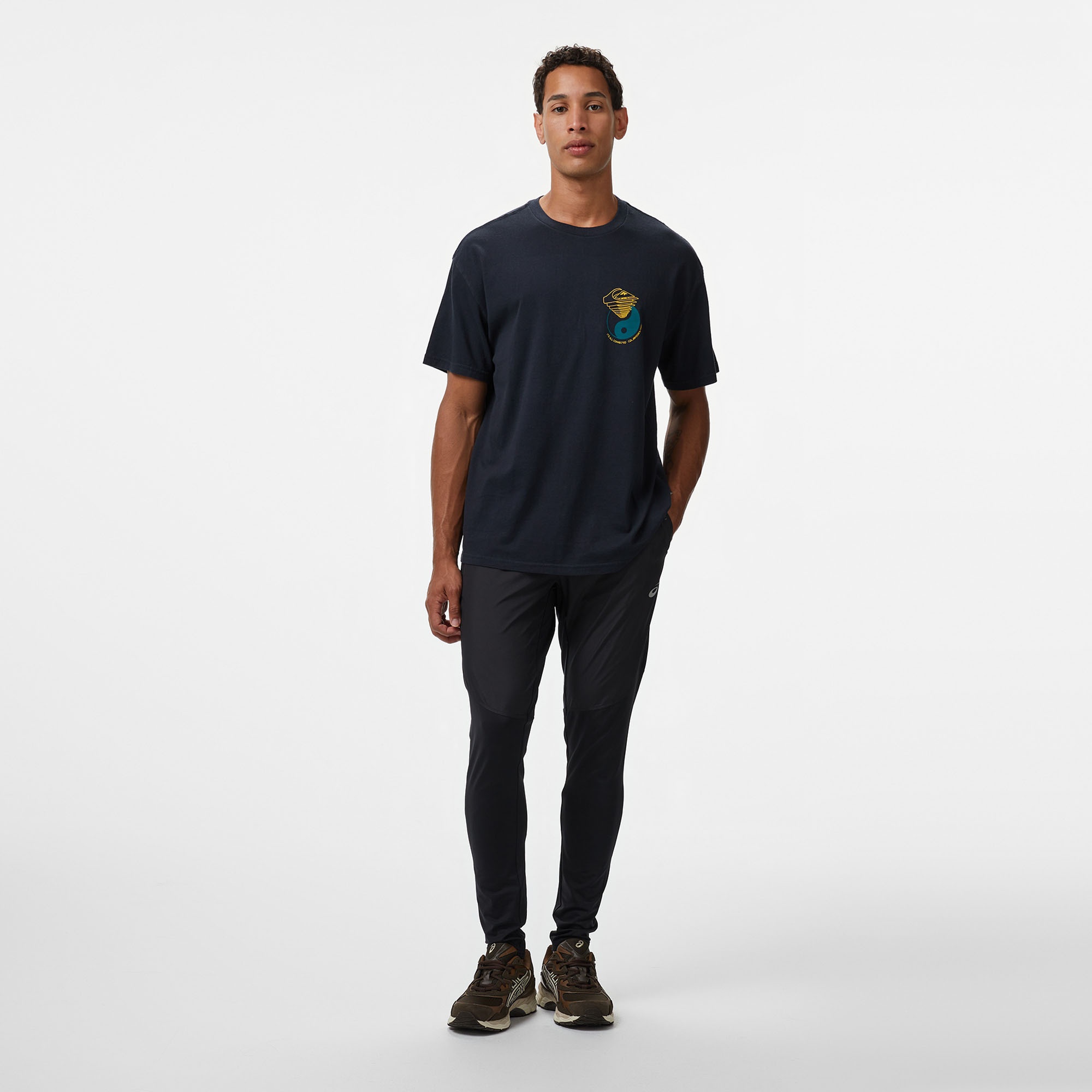 Quiksilver Hw Hypnotic Wave Ss Erkek Siyah T-Shirt