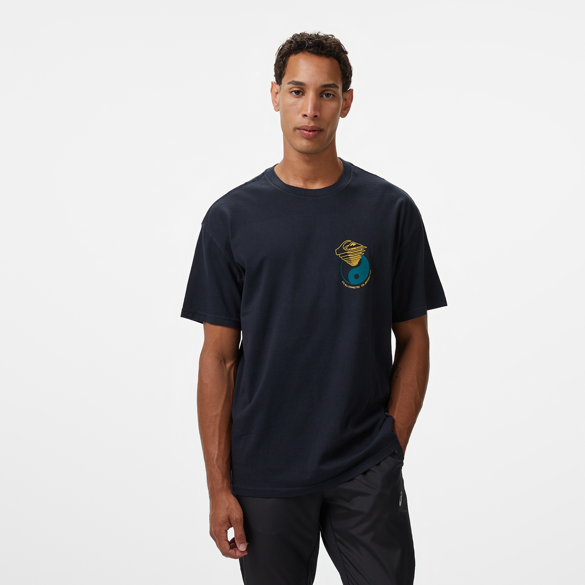 Quiksilver Hw Hypnotic Wave Ss Erkek Siyah T-Shirt