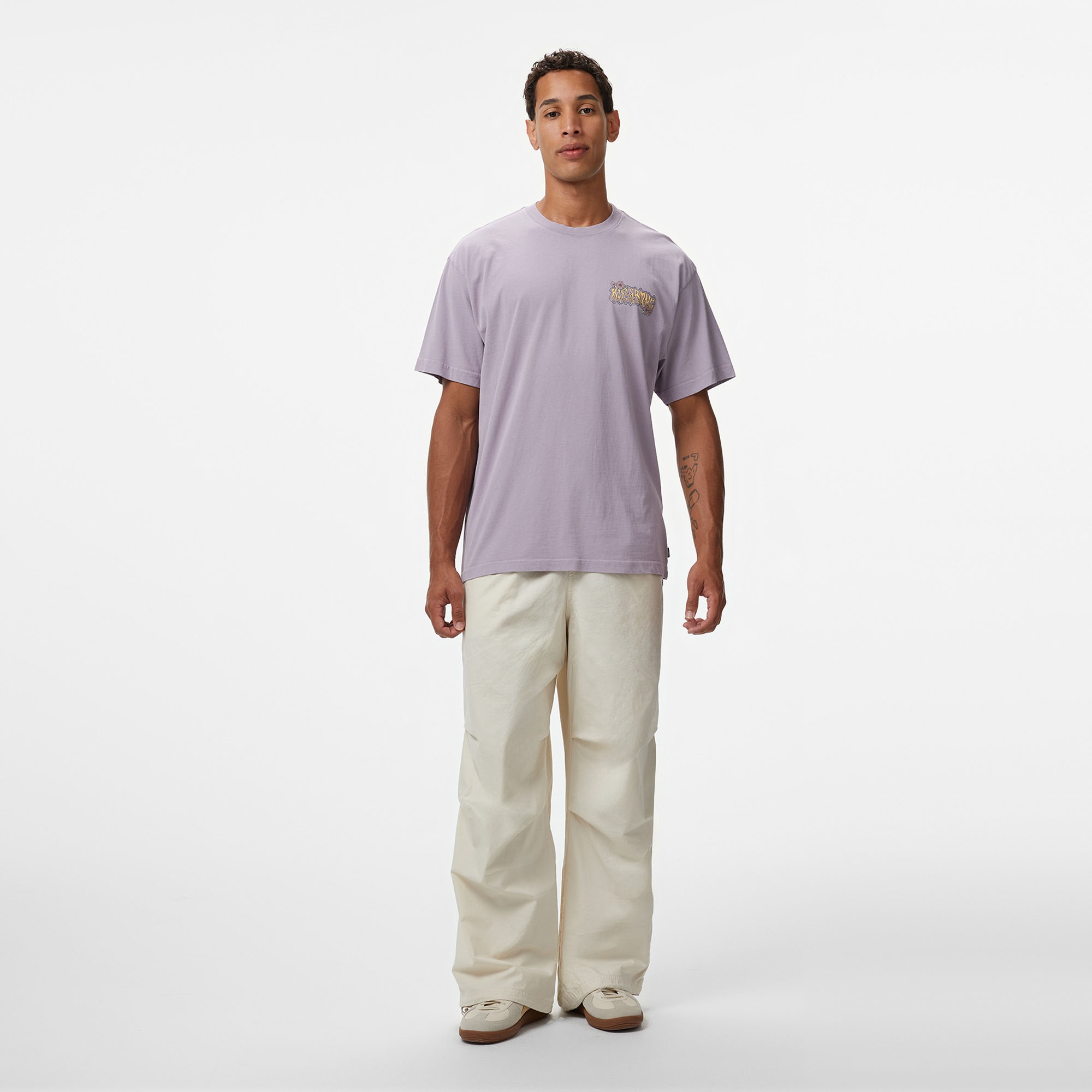 Billabong Hi Tide Erkek Mor T-Shirt