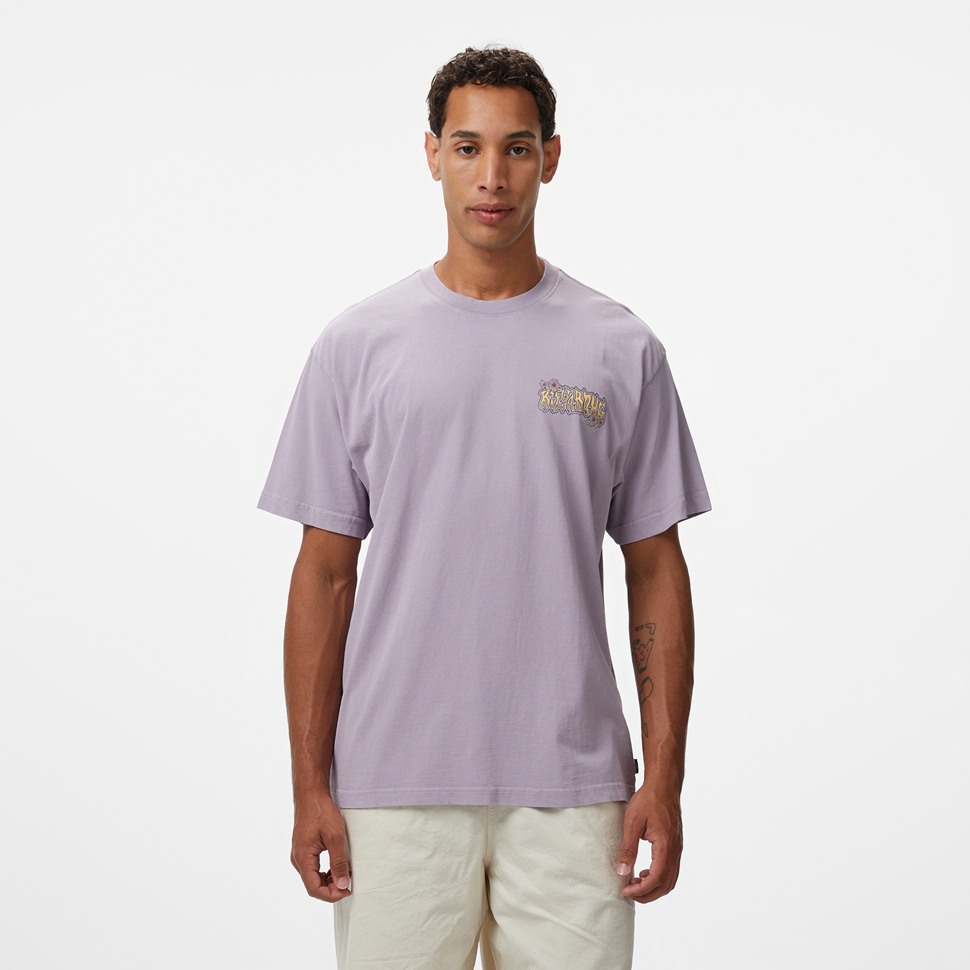 Billabong Hi Tide Erkek Mor T-Shirt