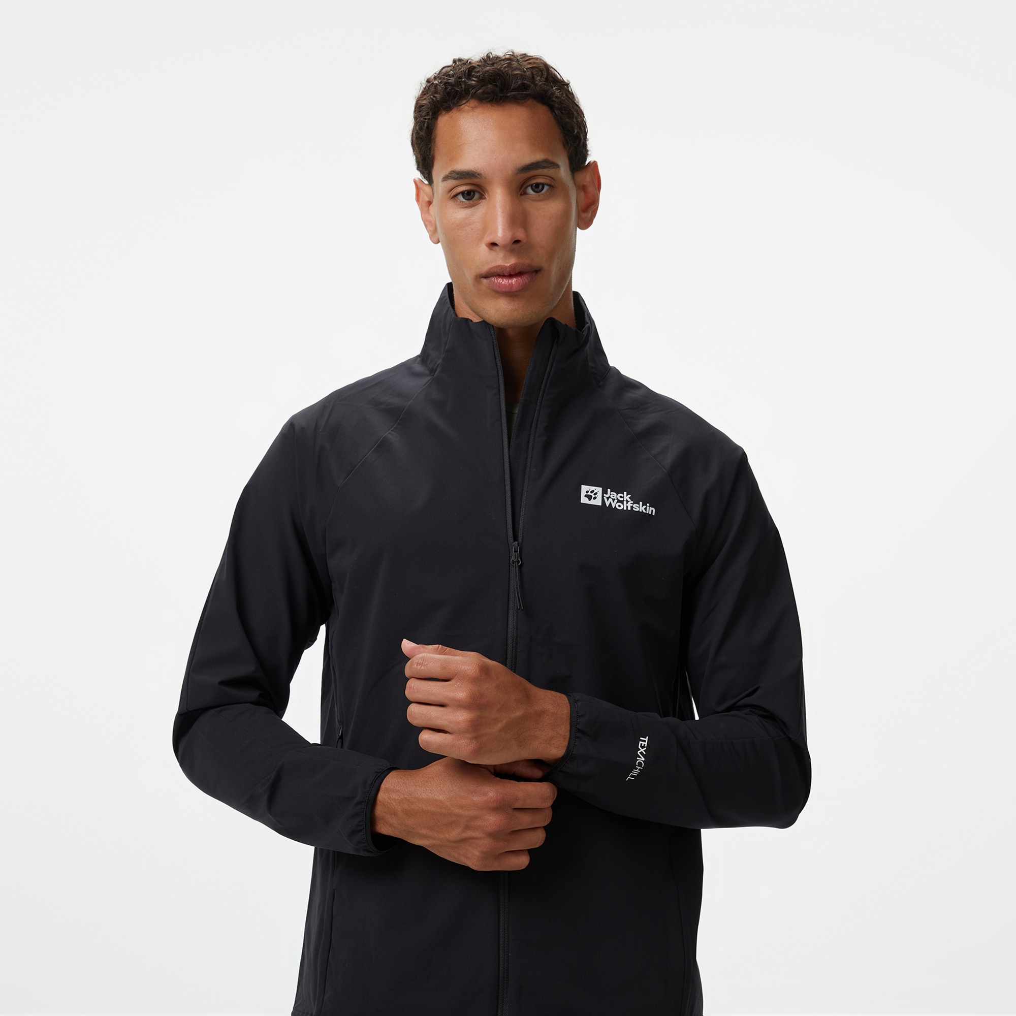 Jack Wolfskin Prelight Stride Erkek Siyah Ceket