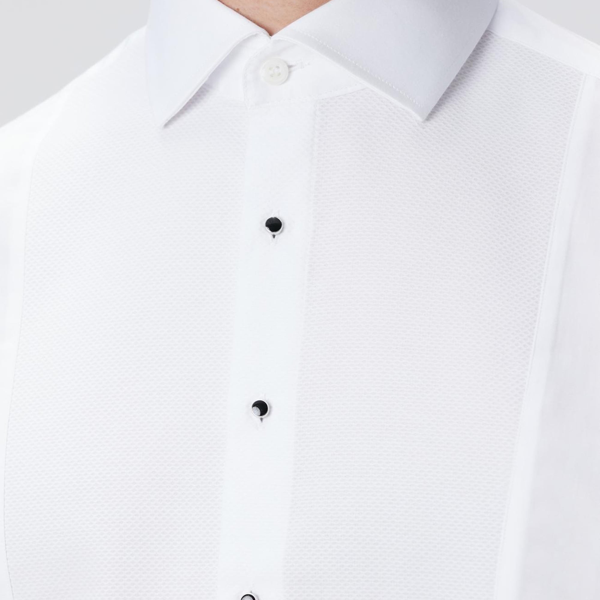 Network Erkek Beyaz Smokin Gömlek