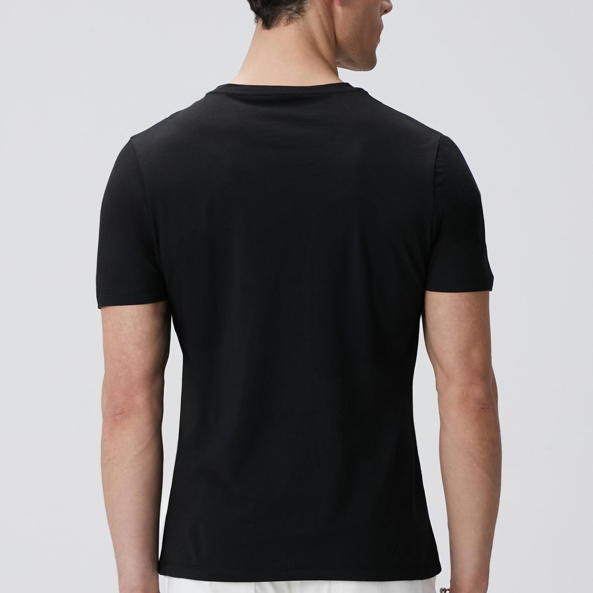 Network Erkek Siyah T-shirt