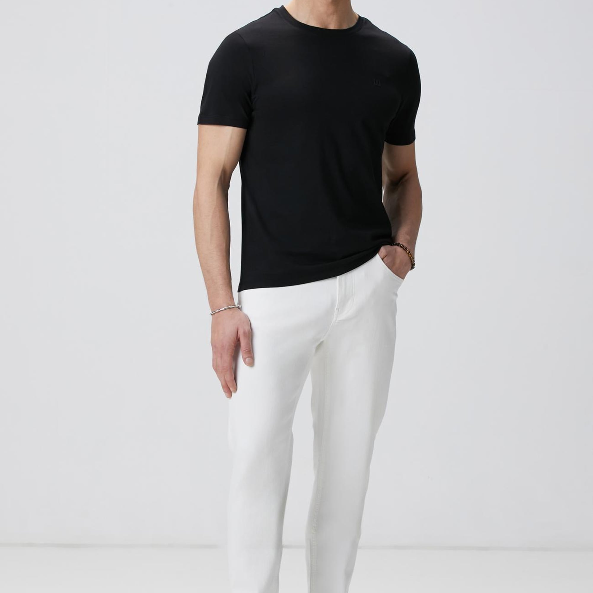 Network Erkek Siyah T-shirt