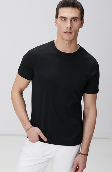  Network Erkek Siyah T-shirt